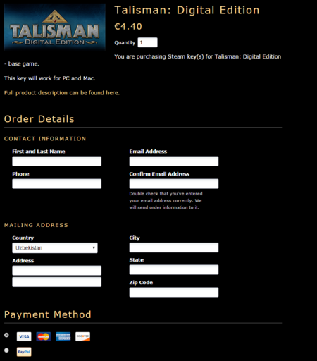 Цифровая дистрибуция - Халявная раздача Talisman: Digital Edition